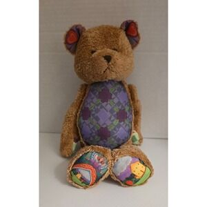 Boyds Bears Jim Shore Collectibles Edition Plush Bear Fabric Panels Preowned